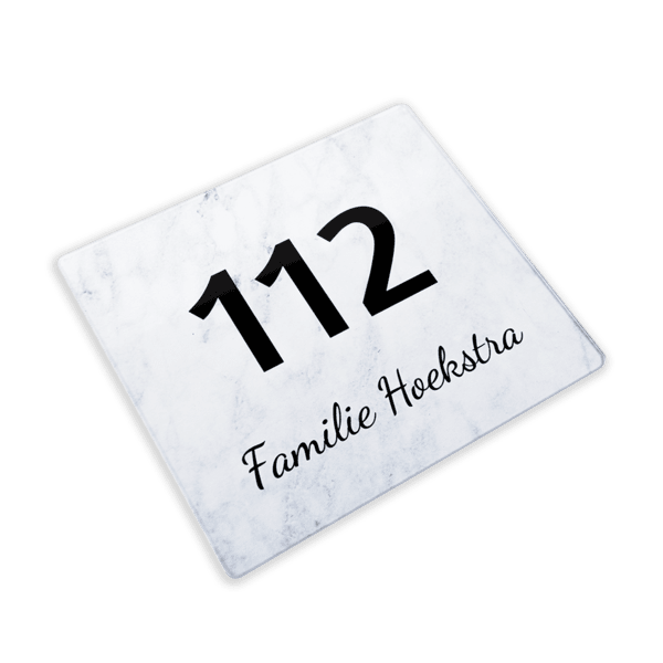 Maken huisnummerbord Maken huisnummerbord