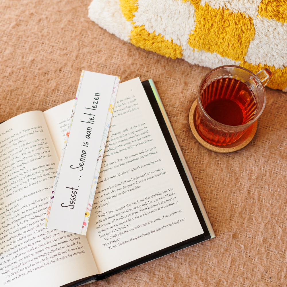 Gepersonaliseerde boekenlegger gepersonaliseerde boekenlegger