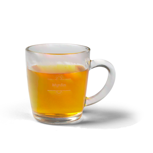 Theeglas graveren met tekst Theeglas graveren met tekst