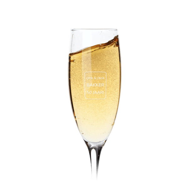 Champagneglas graveren Champagneglas graveren