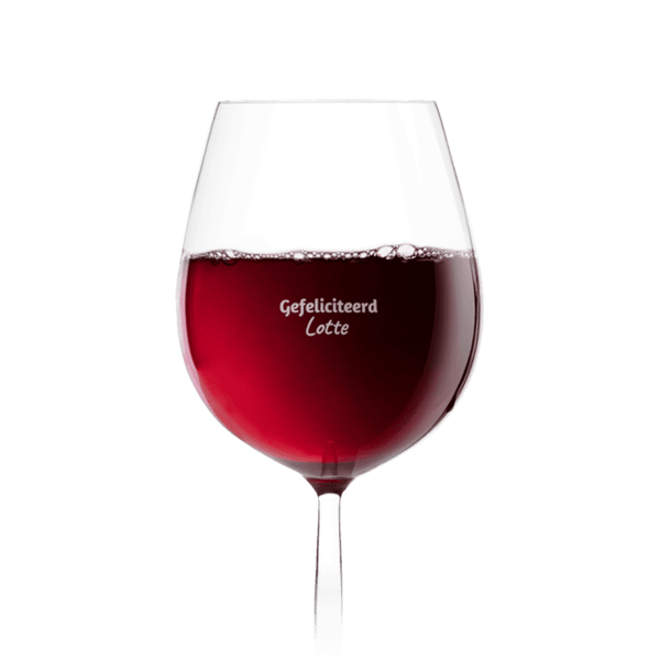 Wijnglas graveren