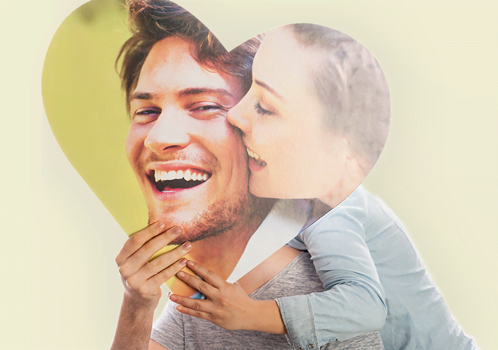 Foto op karton hart Foto op karton hart