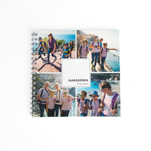 Jaaragenda Spiraal 15x15 Vierkant Jaaragenda Spiraal 15x15 Vierkant