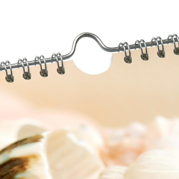 Jaarkalender 15x42 Detail ophanghaakje Keukenkalender ophangen