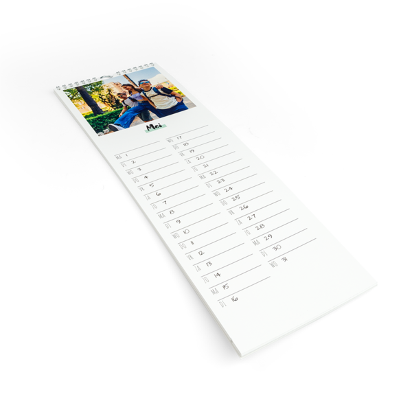 Jaarkalender 15x42 ontwerpen