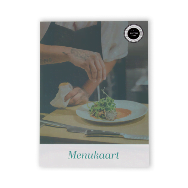 Menukaart A4 staand