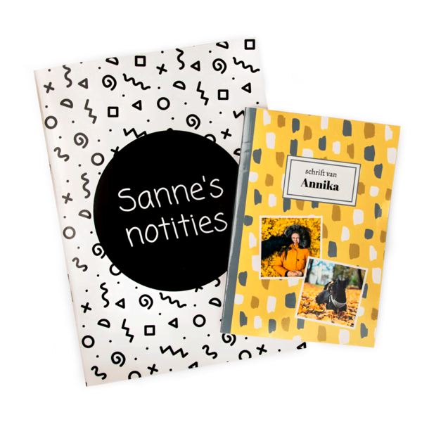 Schoolschrift A5 personaliseren Schoolschrift A5 personaliseren