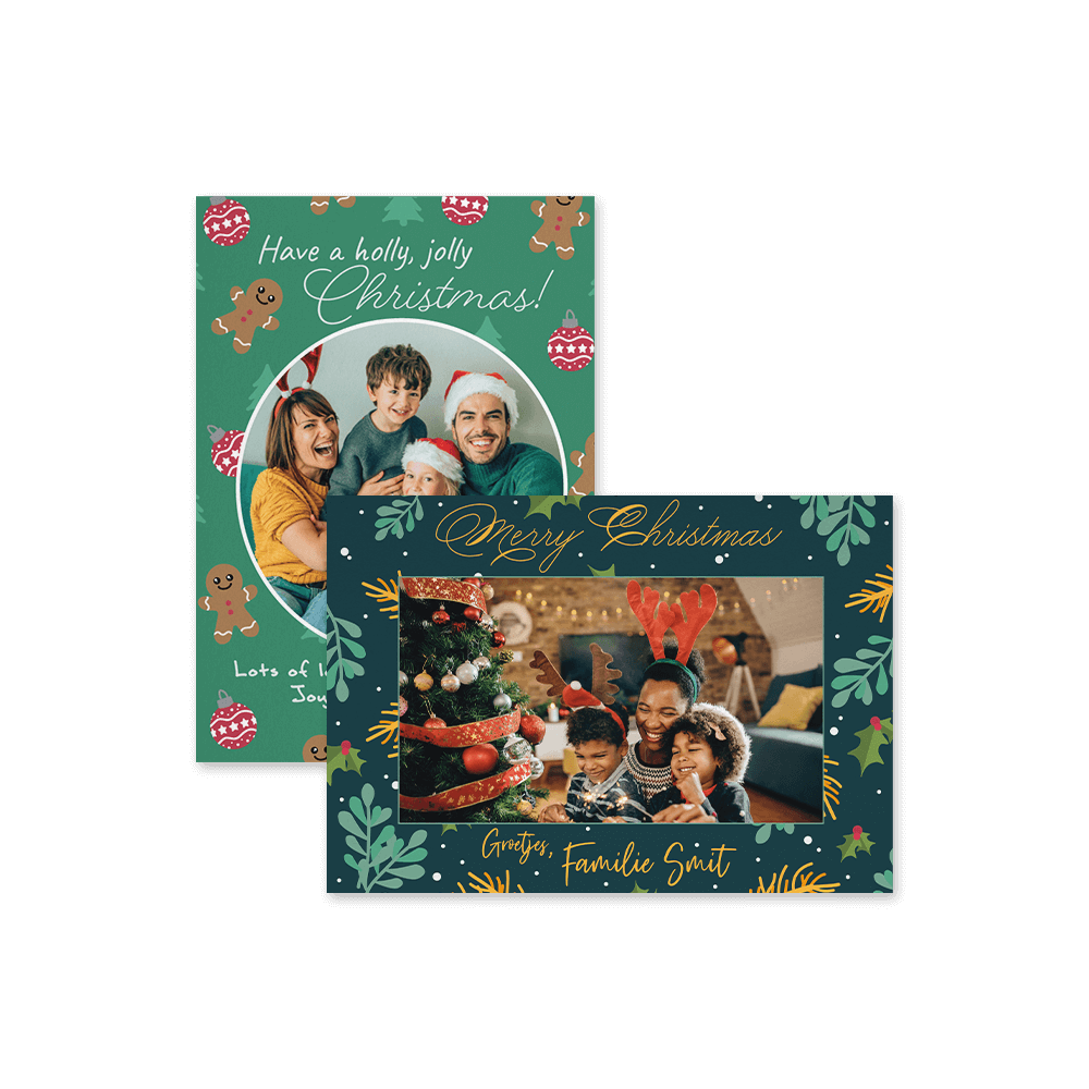 Kerstkaarten Enkel A6 Staand (8 st)