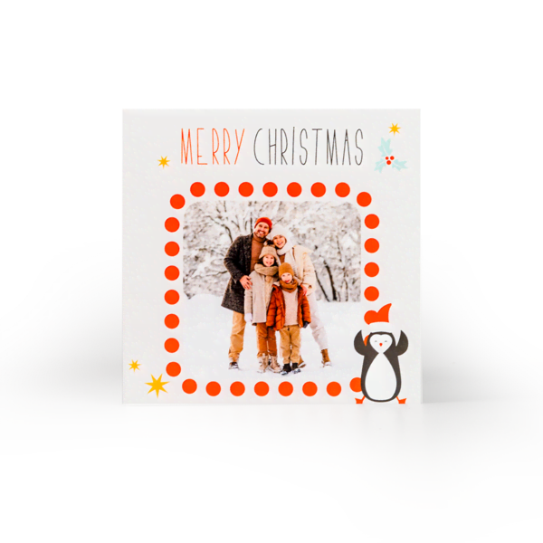 Kerstkaarten Dubbel 10x10 Vierkant