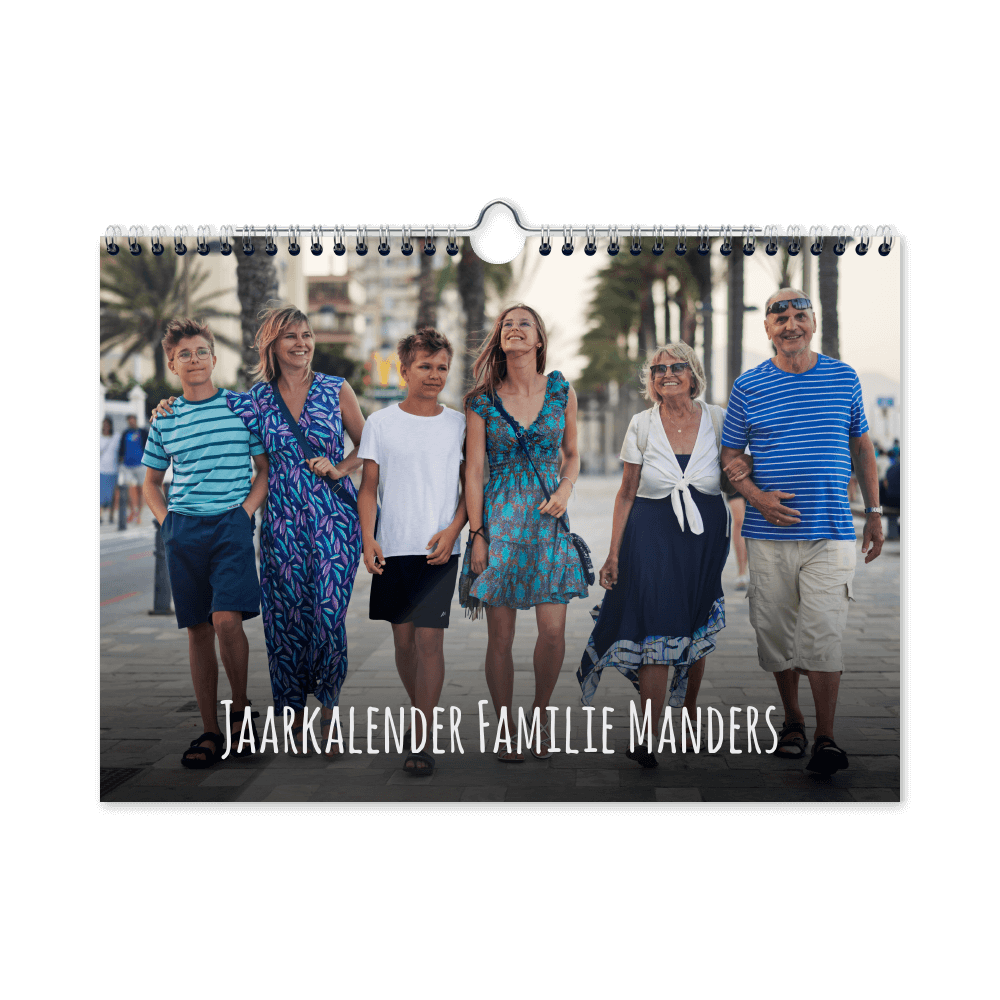 Jaarkalender A4 Liggend