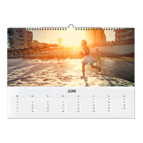 Jaarkalender A4 Liggend Jaarkalender A4 Liggend