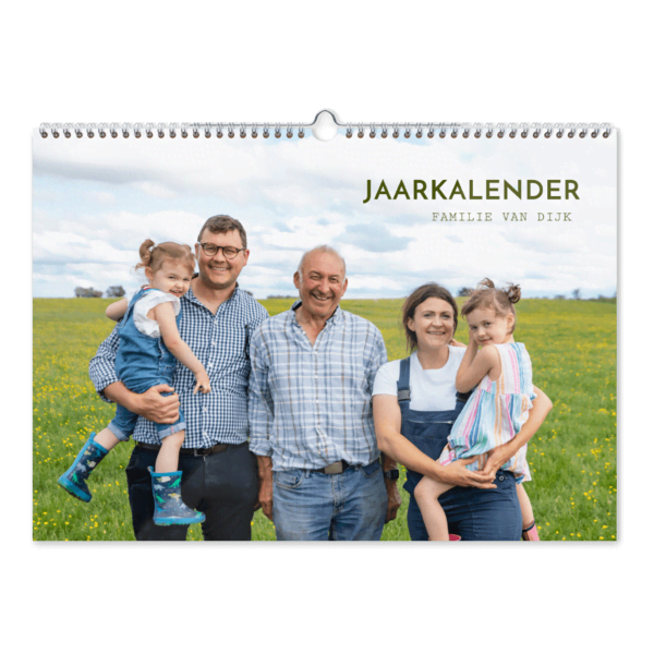 Jaarkalender A3 Liggend Jaarkalender A3 Liggend