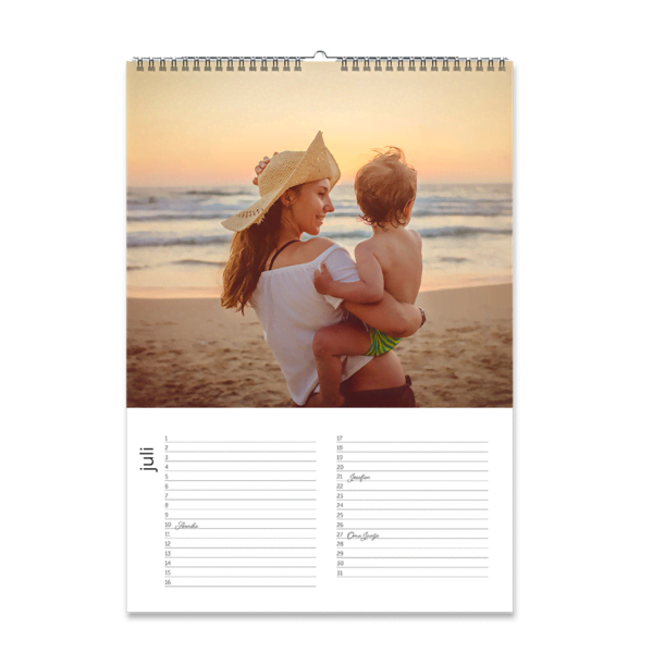 Verjaardagskalender A3 Staand 