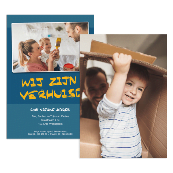 Enkele A5 Kaart Staand