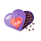 Milka chocoladehart open