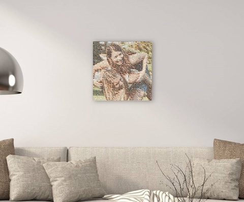 Fotomozaïek als wanddecoratie Fotomozaïek als wanddecoratie