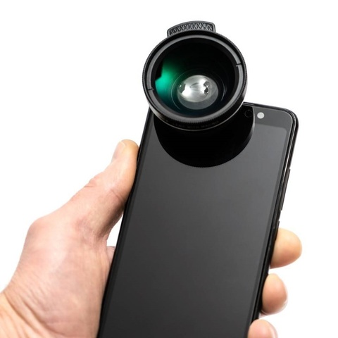 Opzetlens op je telefoon Opzetlens op je telefoon