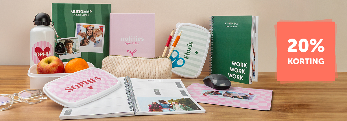 Back to school: 20% korting op schoolartikelen 