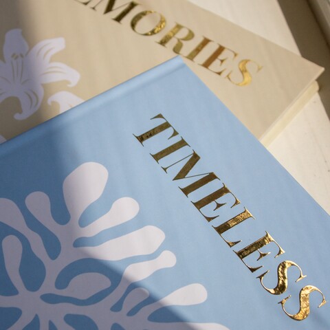 Goudfolie op fotoboek