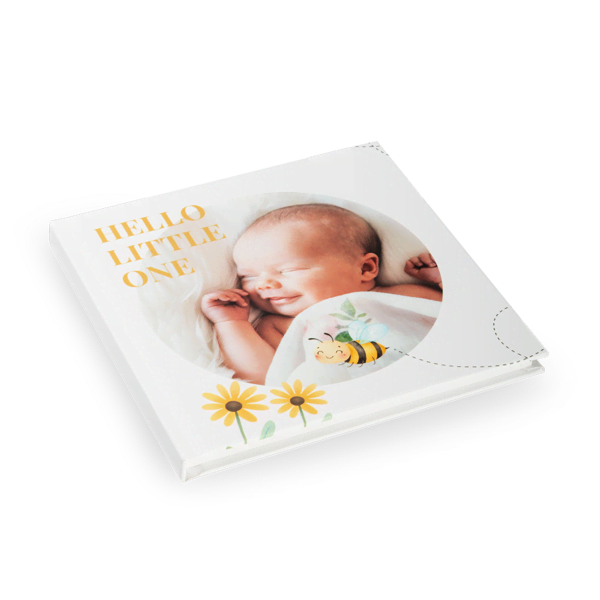 Fotoboek vlakliggend baby 15x15 Fotoboek vlakliggend baby 15x15