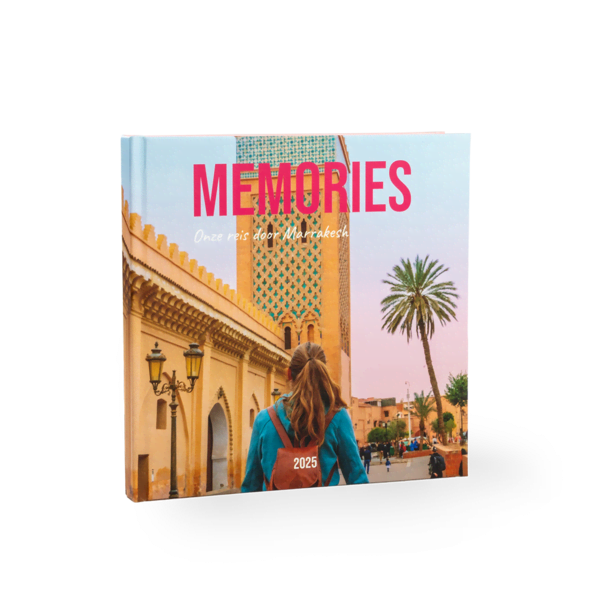 fotoboek vlakliggend marrakesh staand 21x21
