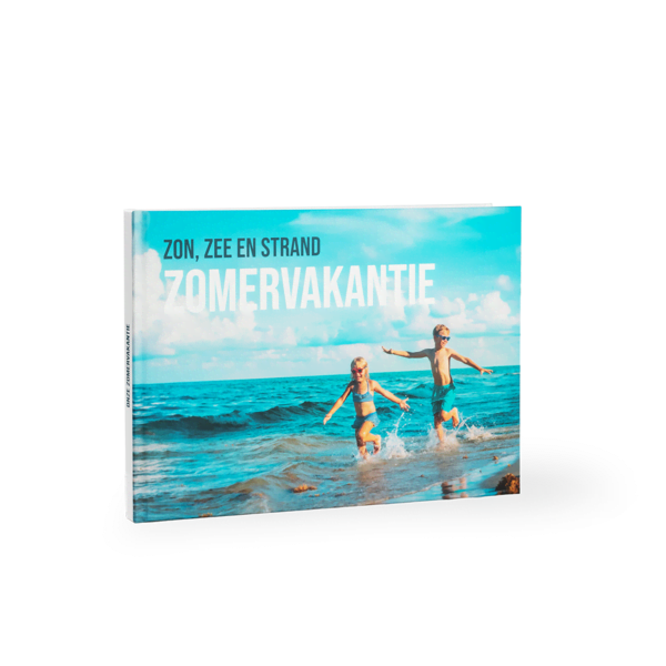 Vlakliggend Fotoboek A4 liggend kinderen bij zee Vlakliggend Fotoboek A4 liggend kinderen bij zee