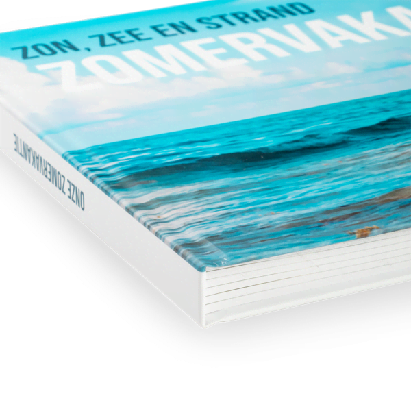 Vlakliggend fotoboek hoek A4 liggend