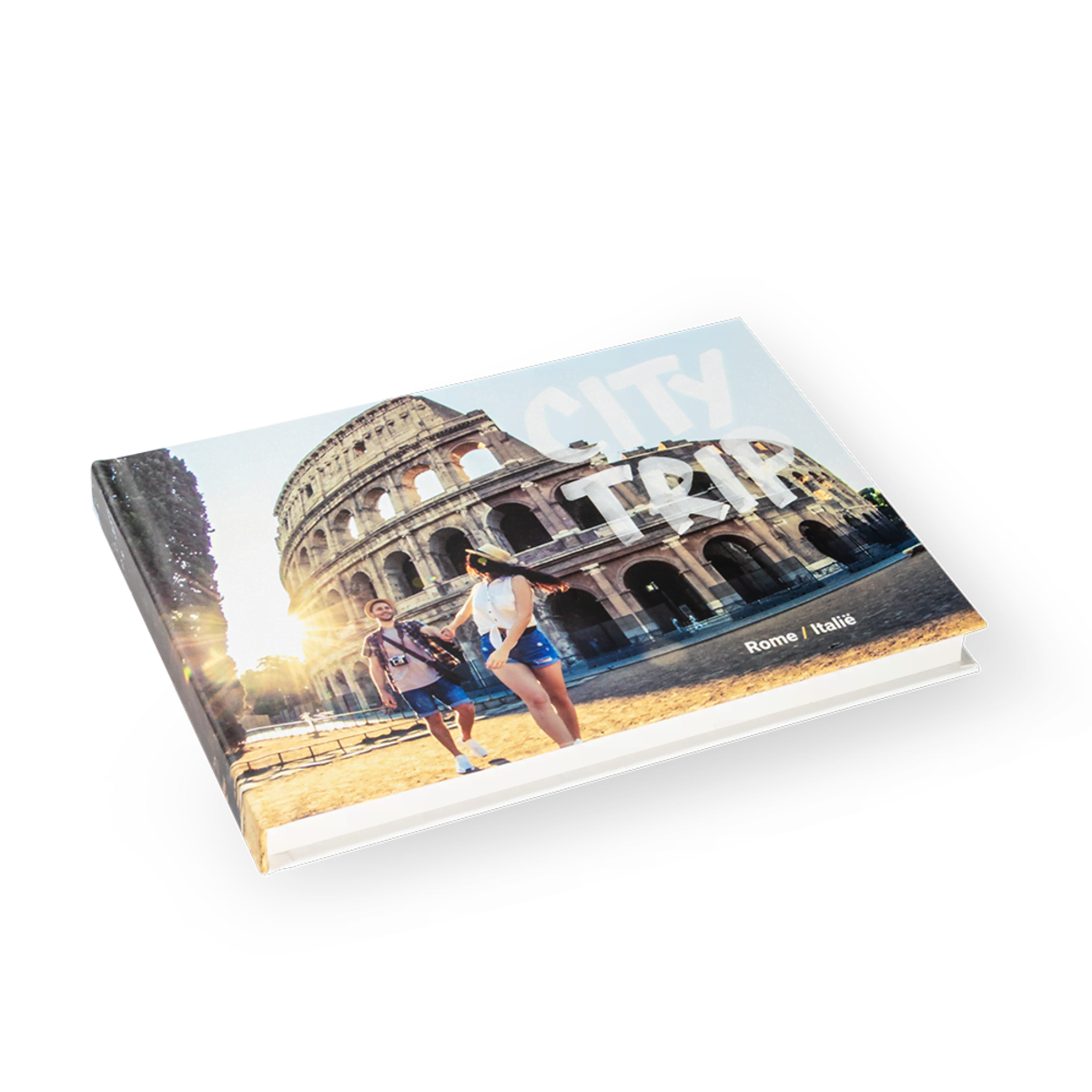 Vlakliggend Fotoboek schuin A5 Liggend Rome