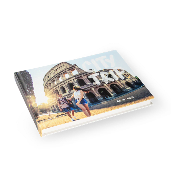 Vlakliggend Fotoboek schuin A5 Liggend Rome