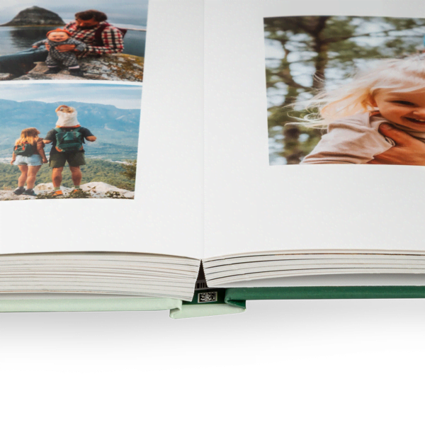 Vlakliggend Fotoboek A5 Staand naadloze overgang