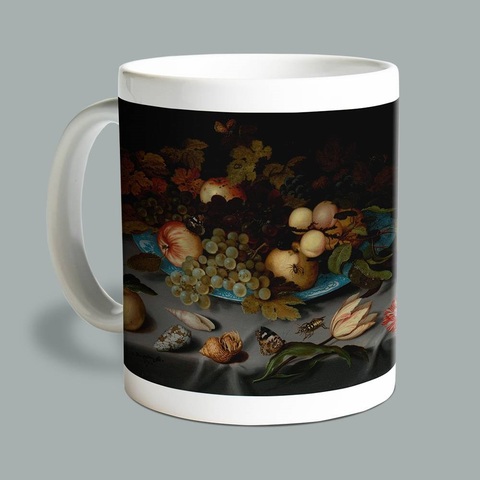 Een stilleven op een mok gedrukt Een stilleven op een mok gedrukt