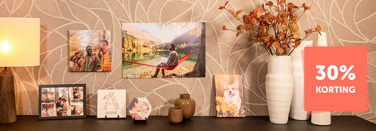 Wanddecoratie met 30% korting!