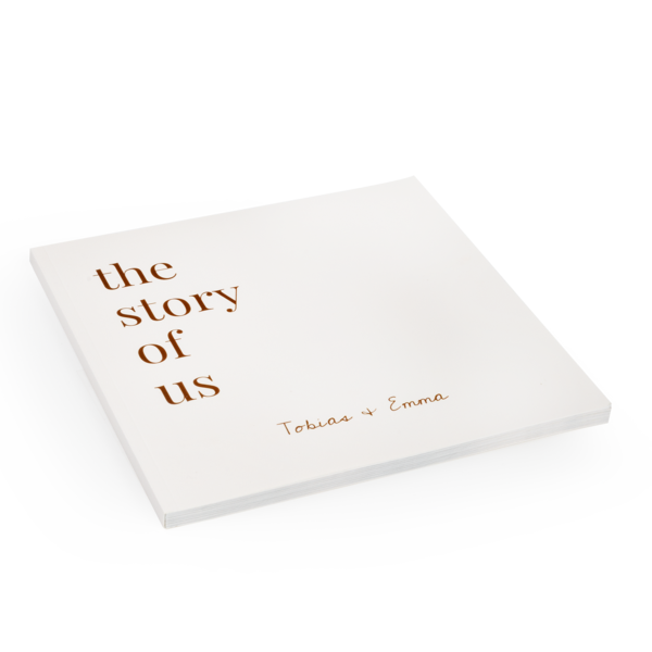 Witte softcover 21x21 liggend