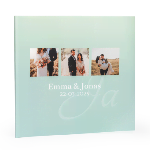 Lichtgroene softcover 30x30