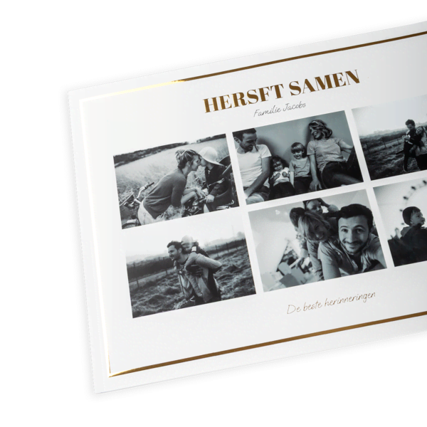 Goudfolie op je softcover fotoboek