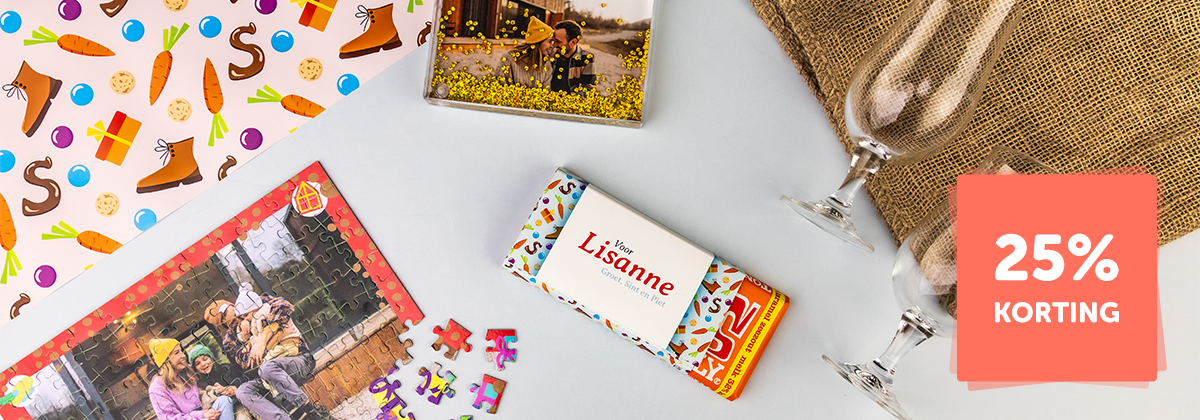 25% korting op sinterklaascadeaus!