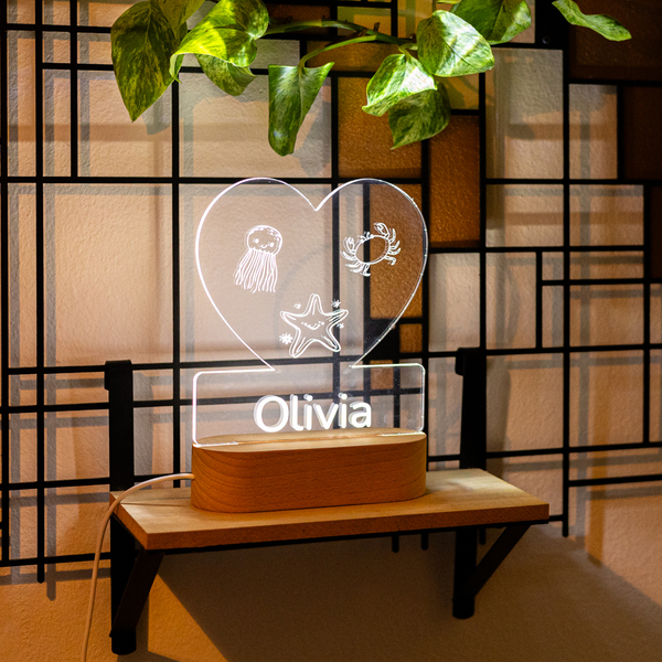 Nieuw product: Gepersonaliseerd LED-lampje Gepersonaliseerd LED-lampje nieuw