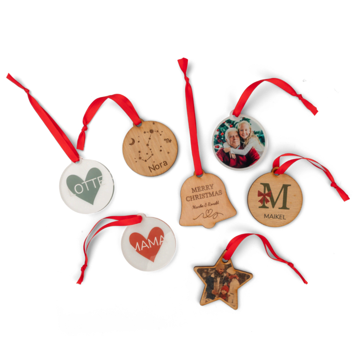 Houtenkersthanger sfeerbeeld