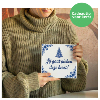 Kerst tegeltje maken Kerst tegeltje maken