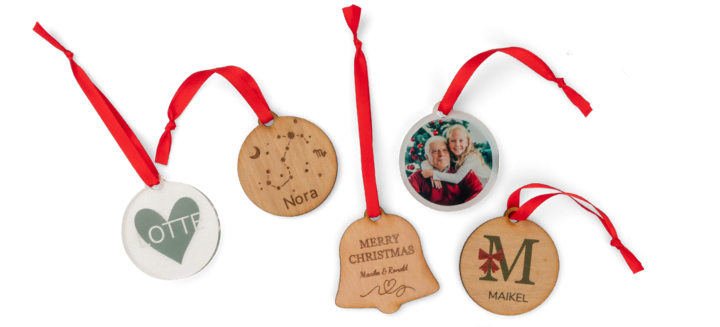 Houtenkersthanger sfeerbeeld