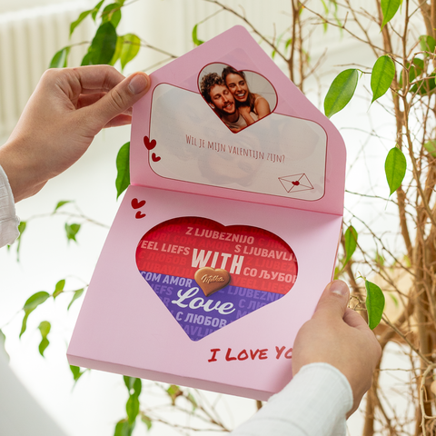 Milka chocolade sfeerfoto vooraanzicht