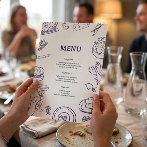 Menukaart Menukaart