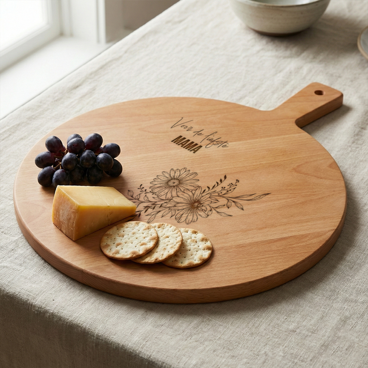 Serveerplank voor de liefste mama