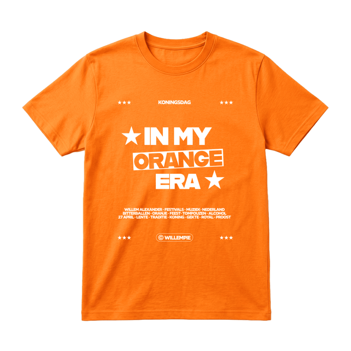 Oranje T shirt in my orange era