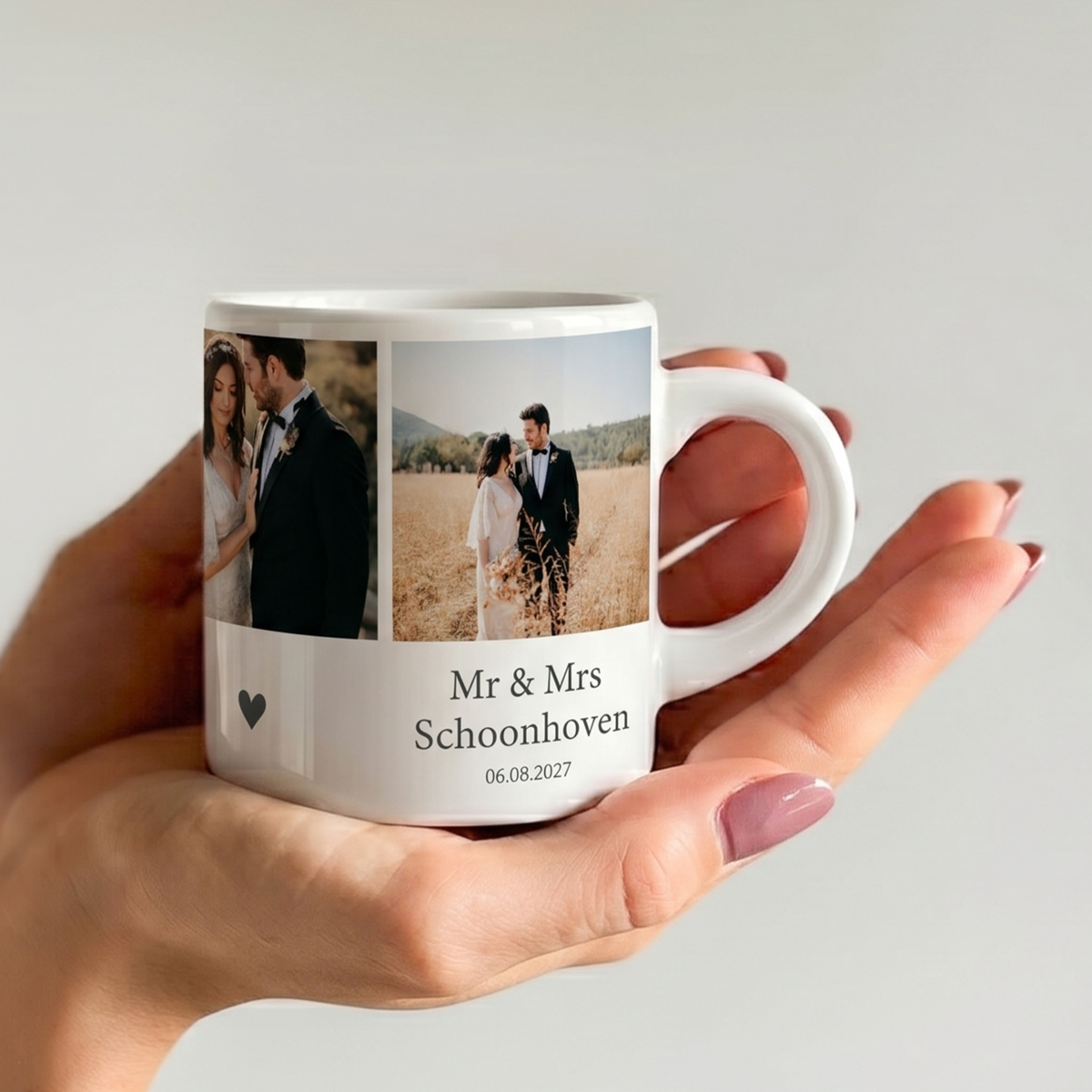 Koffiemok trouwfoto Koffiemok trouwfoto