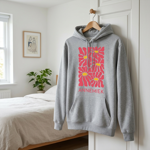 Grijze hoodie voorkant