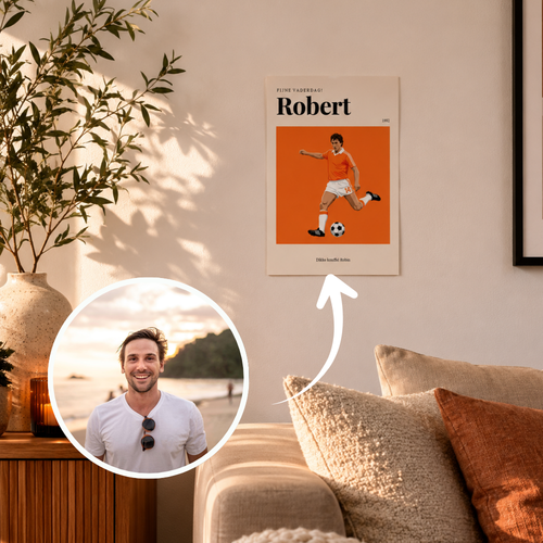 Papa poster maken robert