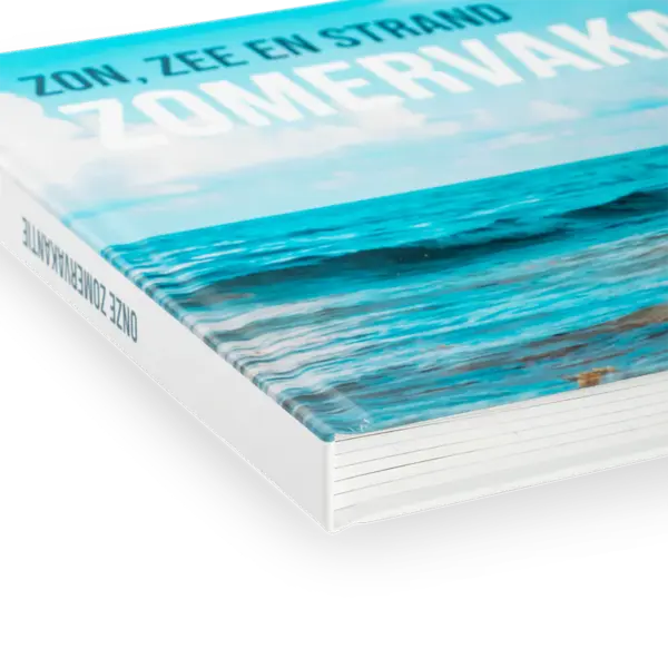 Vlakliggend fotoboek hoek a4 liggend