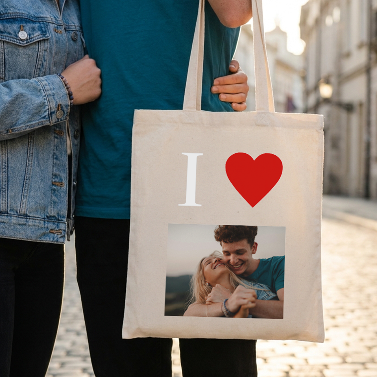 I love katoenen tas I love katoenen tas