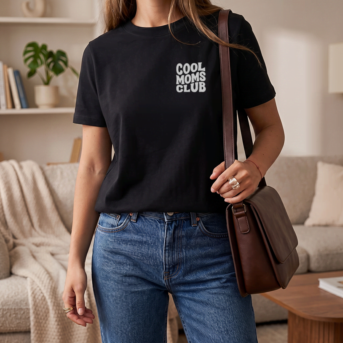 Zwart t-shirt voorkant bedrukt Zwart t-shirt voorkant bedrukt